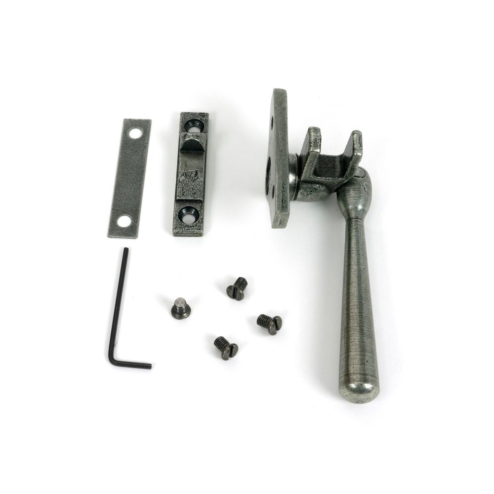 From The Anvil - Pewter Night-Vent Locking Newbury Fastener (Steel Window) | Sku. 51999 | Trade Door Handles.
