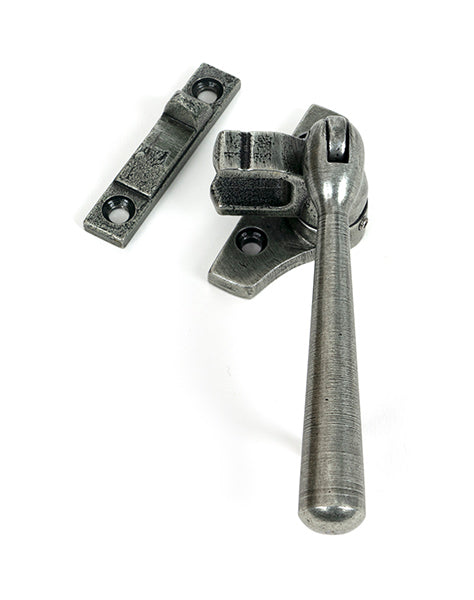 This is an image of From The Anvil - Pewter Night-Vent Locking Newbury Fastener (Steel Window) available to order from Trade Door Handles in Kendal.