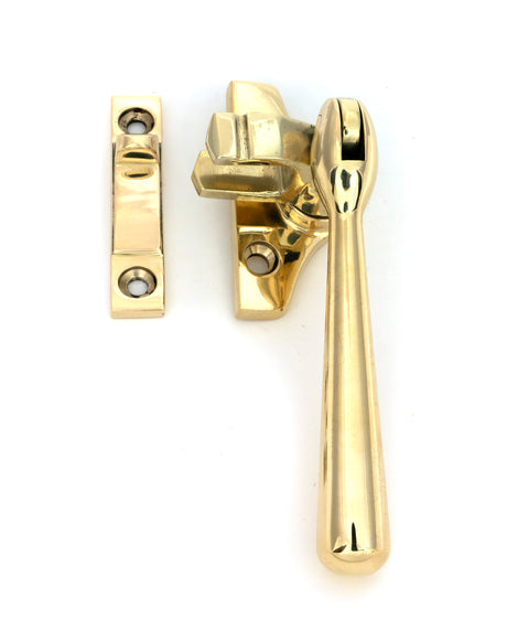 From The Anvil - Polished Brass Night-Vent Locking Newbury Fastener (Steel Window) | Sku. 52000 | Trade Door Handles.