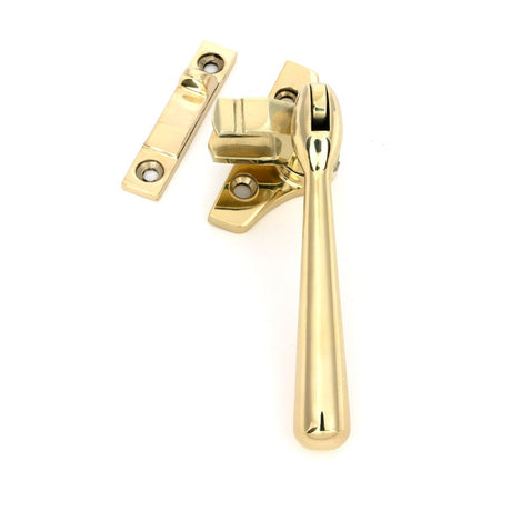 From The Anvil - Polished Brass Night-Vent Locking Newbury Fastener (Steel Window) | Sku. 52000 | Trade Door Handles.