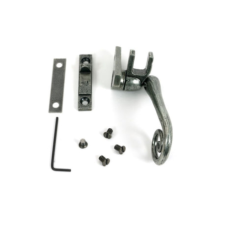 From The Anvil - Pewter Night-Vent Locking Monkeytail Fastener (Steel Window) | Sku. 52003 | Trade Door Handles.