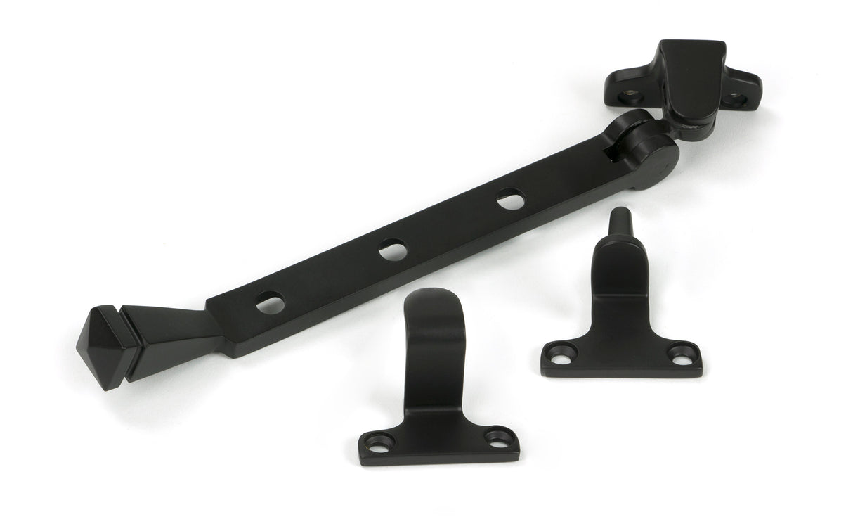 From The Anvil - Aged Bronze 8" Avon Stay (Steel Window) | Sku. 52007 | Trade Door Handles.