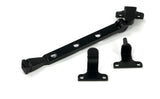 From The Anvil - Black 8" Avon Stay (Steel Window) | Sku. 52008 | Trade Door Handles.