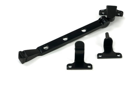 From The Anvil - Black 8" Avon Stay (Steel Window) | Sku. 52008 | Trade Door Handles.