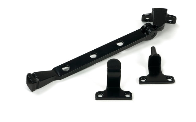 From The Anvil - Black 8" Avon Stay (Steel Window) | Sku. 52008 | Trade Door Handles.