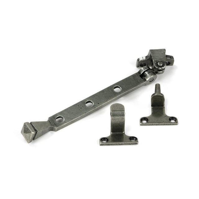 From The Anvil - Pewter 8" Avon Stay (Steel Window) | Sku. 52009 | Trade Door Handles.