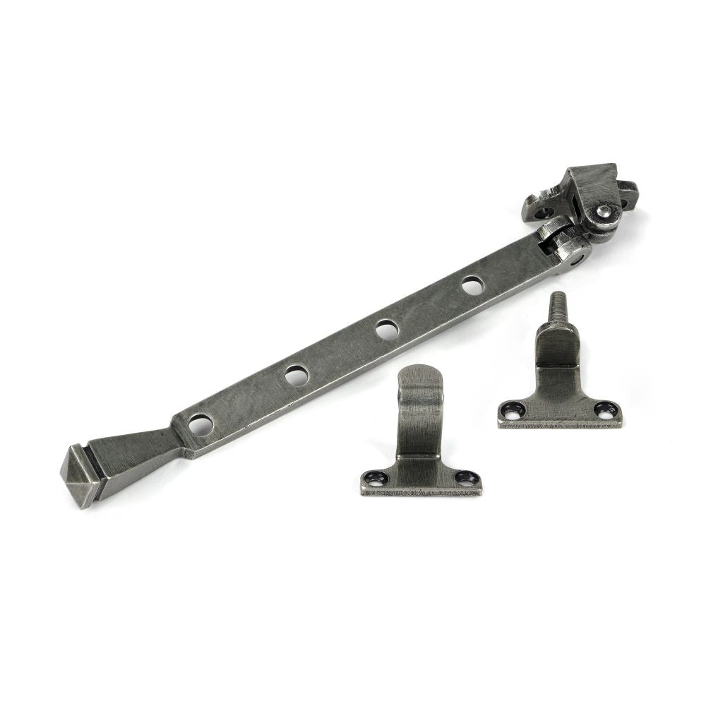 From The Anvil - Pewter 10" Avon Stay (Steel Window) | Sku. 52013 | Trade Door Handles.