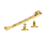 From The Anvil - Polished Brass 10" Avon Stay (Steel Window) | Sku. 52014 | Trade Door Handles.