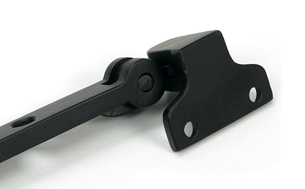 From The Anvil - Matt Black 8" Reeded Stay (Steel Window)