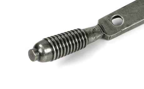 From The Anvil - Pewter 8" Reeded Stay (Steel Window) | Sku. 52017 | Trade Door Handles.