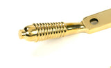 From The Anvil - Polished Brass 8" Reeded Stay (Steel Window)