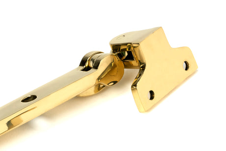 From The Anvil - Polished Brass 8" Reeded Stay (Steel Window) | Sku. 52018 | Trade Door Handles.