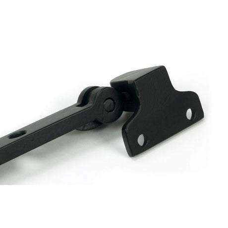 From The Anvil - Matt Black 8" Newbury Stay (Steel Window) | Sku. 52024 | Trade Door Handles.