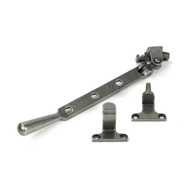 From The Anvil - Pewter 8" Newbury Stay (Steel Window) | Sku. 52025 | Trade Door Handles.