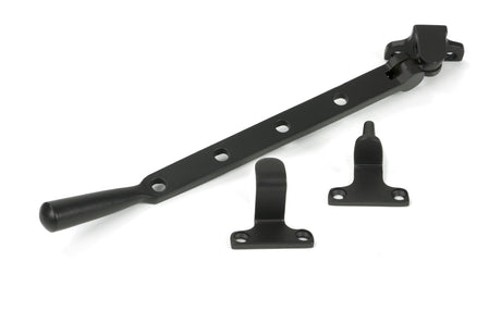 From The Anvil - Aged Bronze 10" Newbury Stay (Steel Window) | Sku. 52027 | Trade Door Handles.