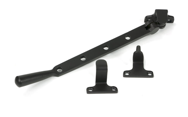 From The Anvil - Aged Bronze 10" Newbury Stay (Steel Window) | Sku. 52027 | Trade Door Handles.