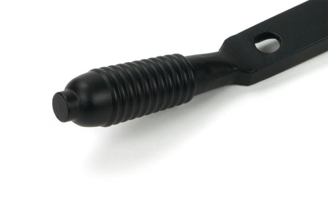 From The Anvil - Matt Black 10" Newbury Stay (Steel Window) | Sku. 52028 | Trade Door Handles.