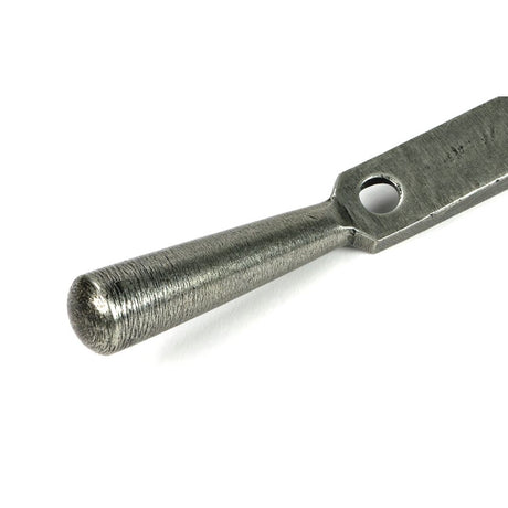 From The Anvil - Pewter 10" Newbury Stay (Steel Window) | Sku. 52029 | Trade Door Handles.