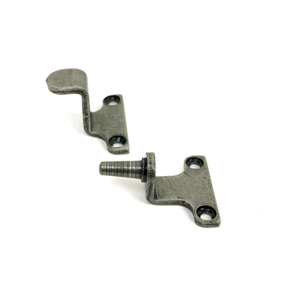 From The Anvil - Pewter 10" Newbury Stay (Steel Window) | Sku. 52029 | Trade Door Handles.