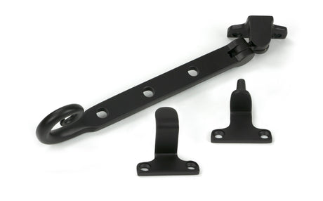 From The Anvil - Aged Bronze 8" Monkeytail Stay (Steel Window) | Sku. 52031 | Trade Door Handles.