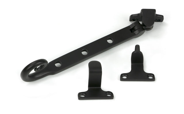 From The Anvil - Aged Bronze 8" Monkeytail Stay (Steel Window) | Sku. 52031 | Trade Door Handles.