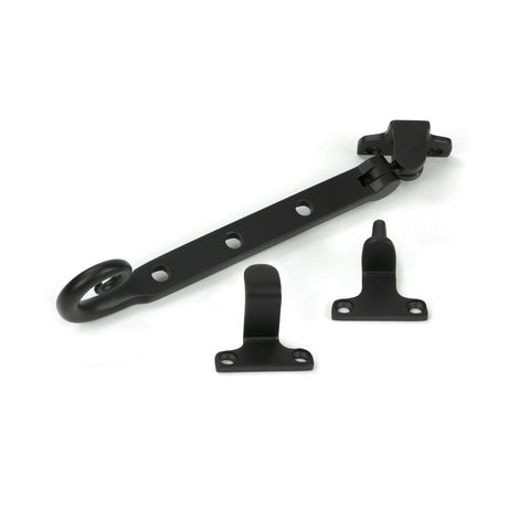 From The Anvil - Aged Bronze 8" Monkeytail Stay (Steel Window) | Sku. 52031 | Trade Door Handles.