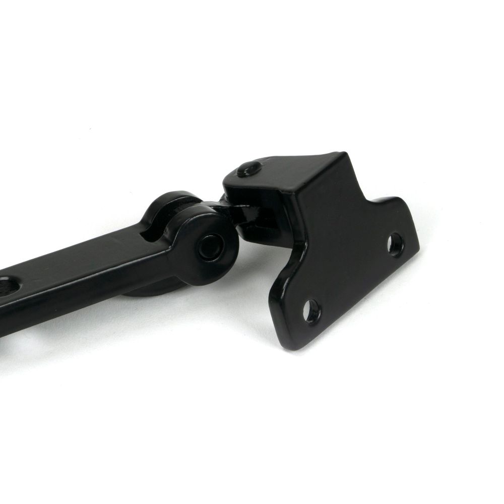 From The Anvil - Black 8" Monkeytail Stay (Steel Window) | Sku. 52032 | Trade Door Handles.
