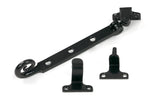 From The Anvil - Black 8" Monkeytail Stay (Steel Window) | Sku. 52032 | Trade Door Handles.