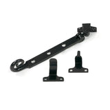 From The Anvil - Black 8" Monkeytail Stay (Steel Window) | Sku. 52032 | Trade Door Handles.