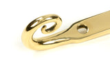 From The Anvil - Polished Brass 8" Monkeytail Stay (Steel Window) | Sku. 52034 | Trade Door Handles.