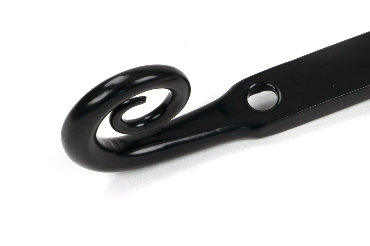 From The Anvil - Black 10" Monkeytail Stay (Steel Window) | Sku. 52036 | Trade Door Handles.