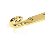 From The Anvil - Polished Brass 10" Monkeytail Stay (Steel Window) | Sku. 52038 | Trade Door Handles.