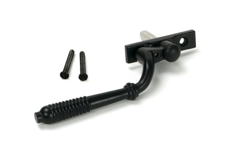 From The Anvil - Matt Black Reeded Espag - RH | Sku. 52050 | Trade Door Handles.