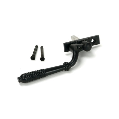 From The Anvil - Matt Black Reeded Espag - RH | Sku. 52050 | Trade Door Handles.