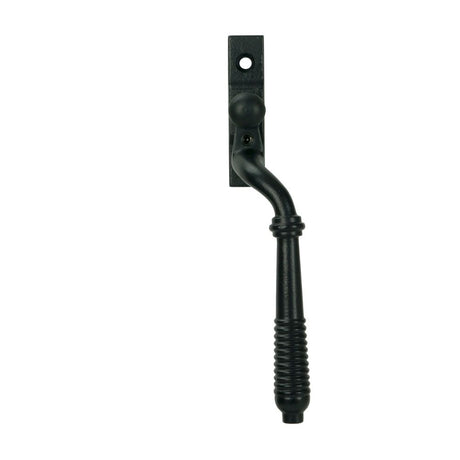 From The Anvil - Matt Black Reeded Espag - RH | Sku. 52050 | Trade Door Handles.