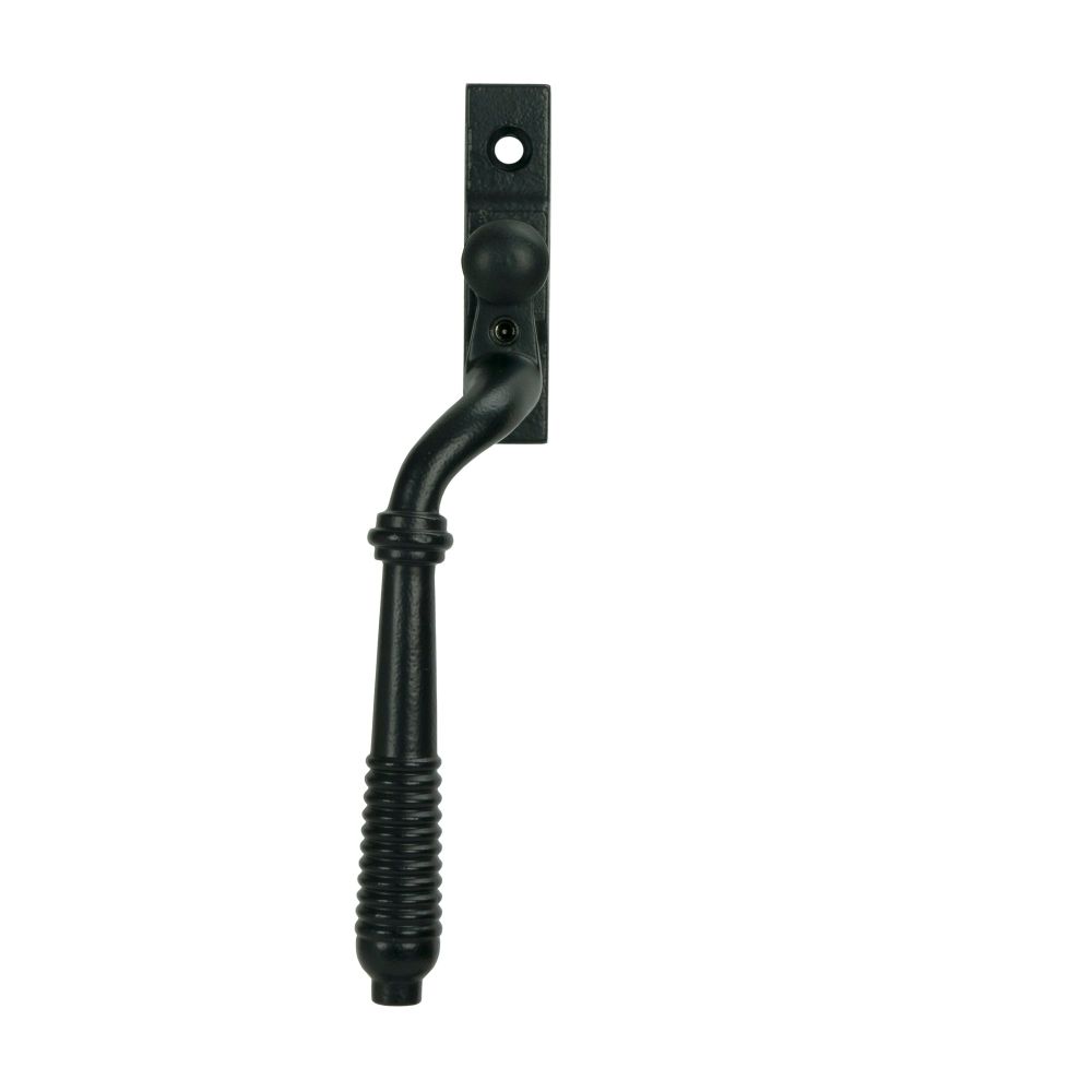 From The Anvil - Matt Black Reeded Espag - LH | Sku. 52051 | Trade Door Handles.