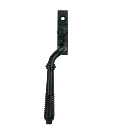 From The Anvil - Matt Black Reeded Espag - LH | Sku. 52051 | Trade Door Handles.