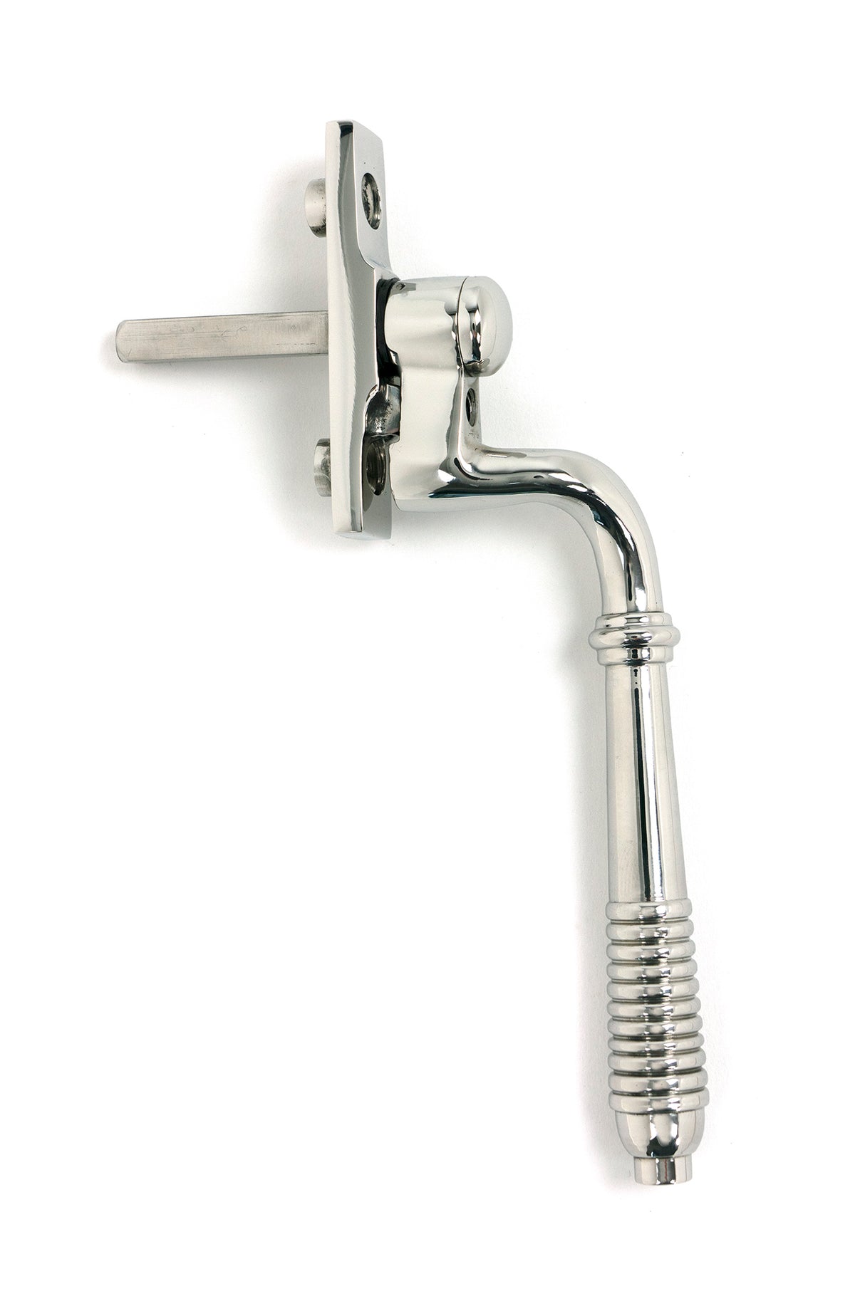 From The Anvil - Polished Marine SS (316) Reeded Espag - RH | Sku. 52054 | Trade Door Handles.