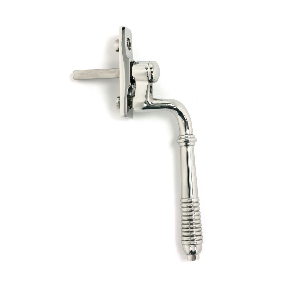 From The Anvil - Polished Marine SS (316) Reeded Espag - RH | Sku. 52054 | Trade Door Handles.