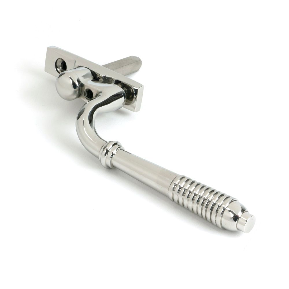From The Anvil - Polished Marine SS (316) Reeded Espag - LH | Sku. 52055 | Trade Door Handles.