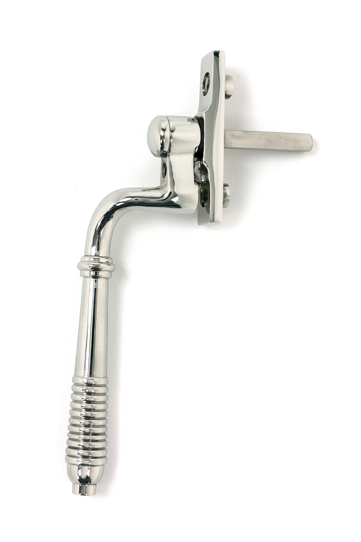 From The Anvil - Polished Marine SS (316) Reeded Espag - LH | Sku. 52055 | Trade Door Handles.