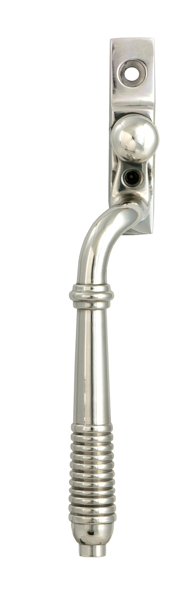 From The Anvil - Polished Marine SS (316) Reeded Espag - LH | Sku. 52055 | Trade Door Handles.