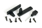 From The Anvil - Matt Black Night-Vent Locking Newbury Fastener | Sku. 52060 | Trade Door Handles.