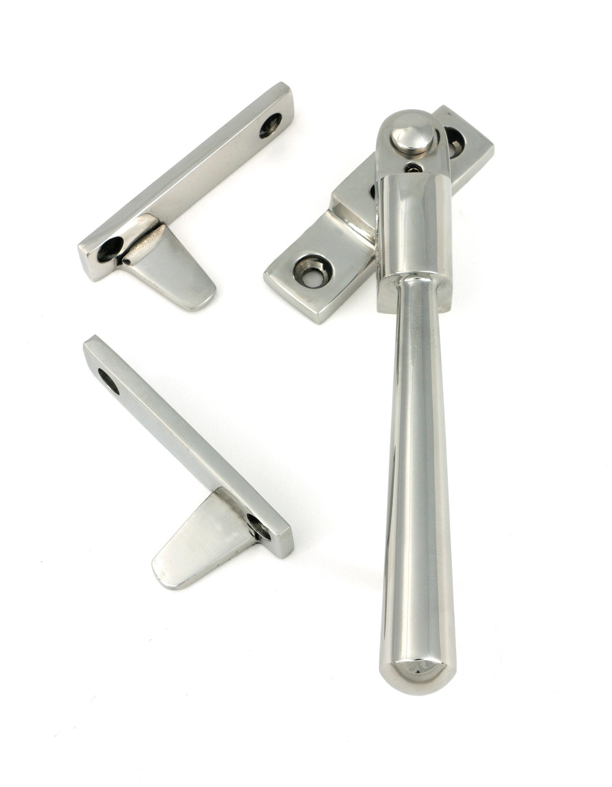 From The Anvil - Polished Marine SS (316) Night-Vent Locking Newbury Fastener | Sku. 52062 | Trade Door Handles.