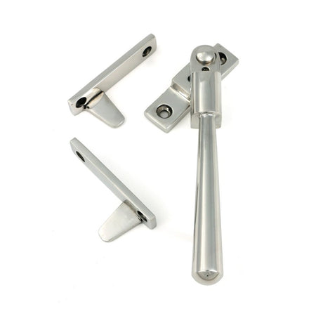From The Anvil - Polished Marine SS (316) Night-Vent Locking Newbury Fastener | Sku. 52062 | Trade Door Handles.