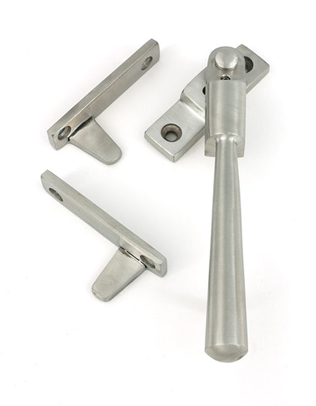 This is an image of From The Anvil - Satin Marine SS (316) Night-Vent Locking Newbury Fastener available to order from Trade Door Handles in Kendal.