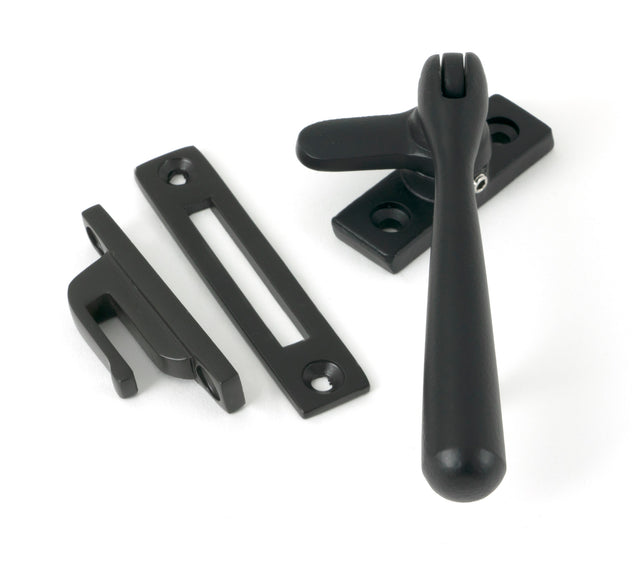 From The Anvil - Matt Black Locking Newbury Fastener | Sku. 52064 | Trade Door Handles.