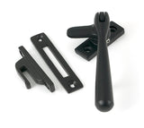 This is an image of From The Anvil - Matt Black Locking Newbury Fastener available to order from Trade Door Handles in Kendal.