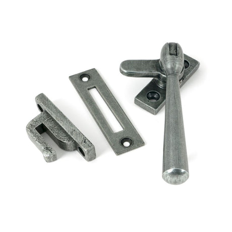 From The Anvil - Pewter Locking Newbury Fastener | Sku. 52065 | Trade Door Handles.