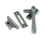 This is an image of From The Anvil - Pewter Locking Newbury Fastener available to order from Trade Door Handles in Kendal.